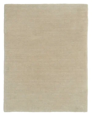 Harlequin Ivory-Handwoven Plush Tie Dye Wool Pile Rug (AHQR-IV)