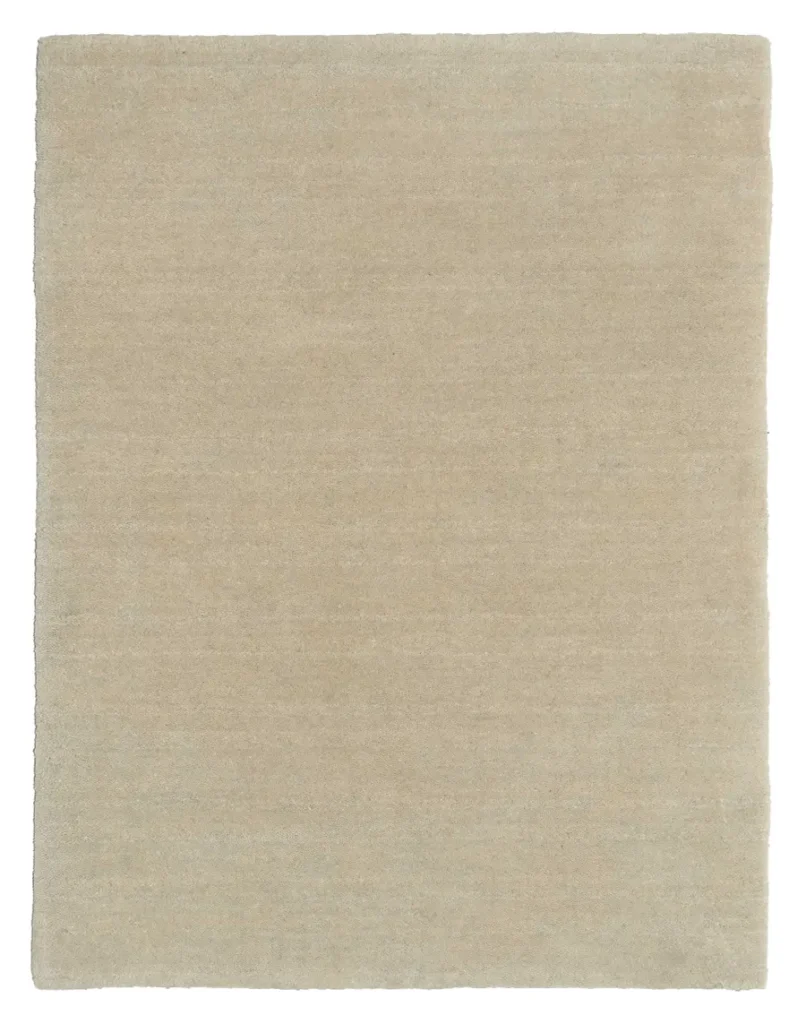 Harlequin Ivory-Handwoven Plush Tie Dye Wool Pile Rug (AHQR-IV)