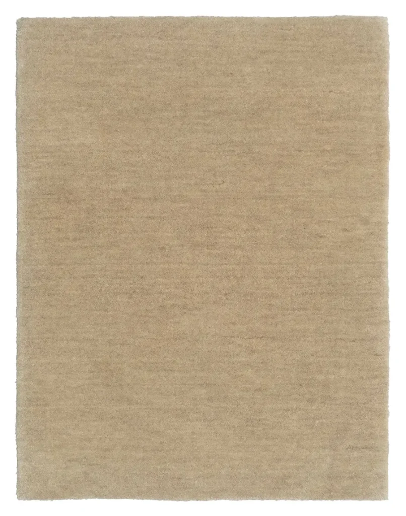 Harlequin Sand-Handwoven Plush Tie Dye Wool Pile Rug (AHQR-SD)