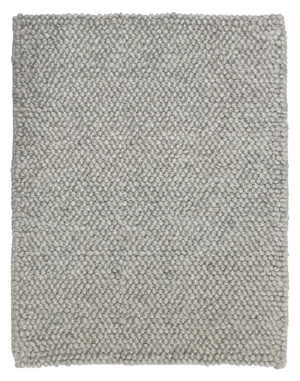 Loopy Marble-Handwoven Chunky Wool and Viscose Loop Pile Rug (ALR01-M)