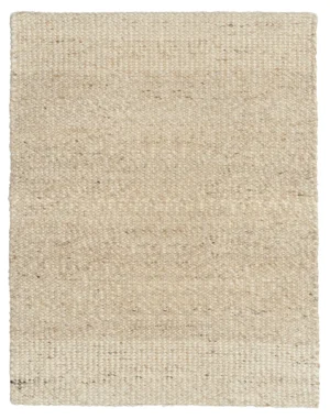 Dixon Mushroom-Handwoven Textured Wool Rug with Cotton Cloth Backing (ADWR-MR)