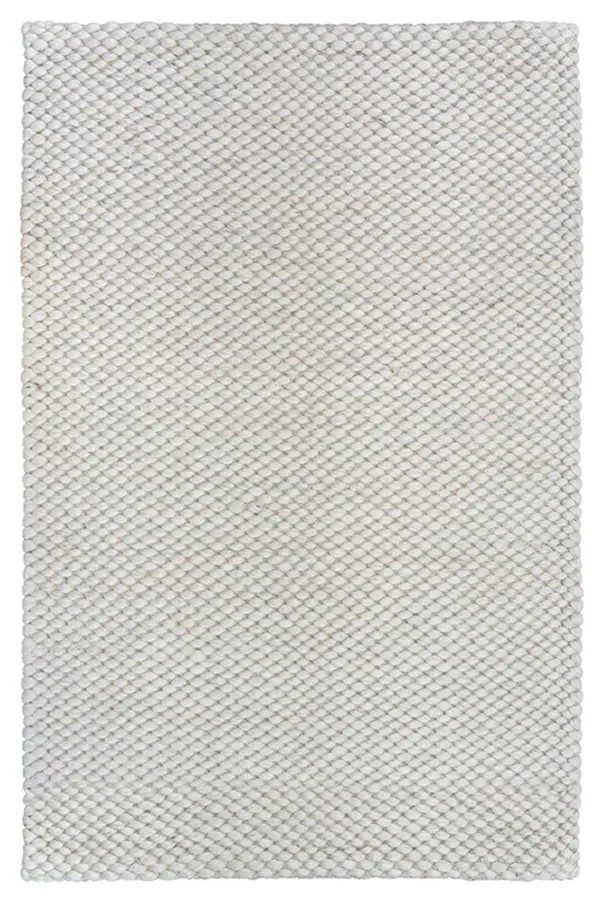 Alfresco-Hand Woven Textured Wool/Viscose Rug-Ivory (AAWR-IV)