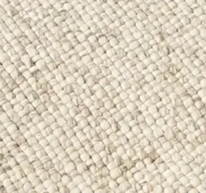Celebrity Handloomed Textured Striped Wool Rug in French Garlic (AWCR-FG)