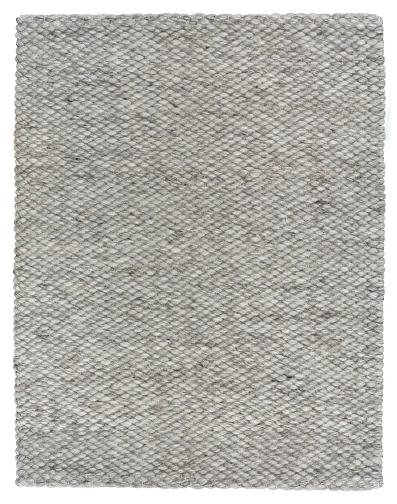 Alfresco-Hand Woven Textured Wool/Viscose Rug-Silver (AAWR-SL)