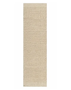 Dixon Mushroom-Handwoven Textured Wool Runner with Cotton Cloth Backing (ADWR-MR)