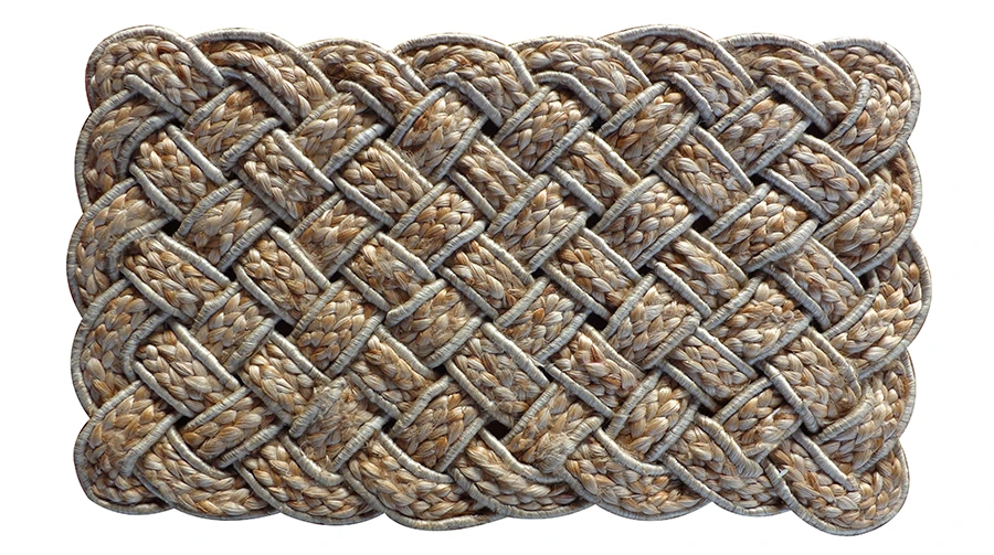 Lovers Knot – Handwoven Jute Door Mat  (AJM003)