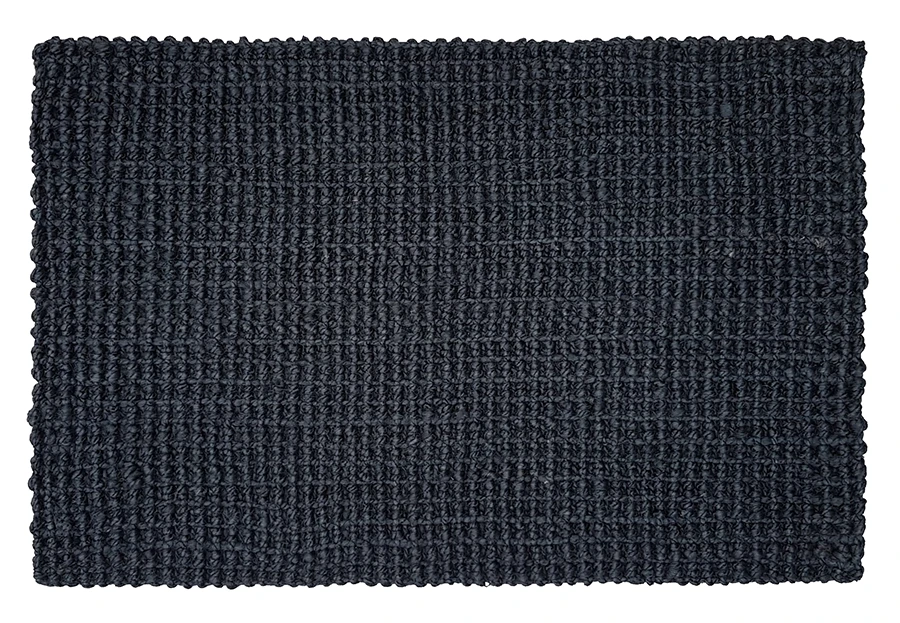 Bouclé Charcoal – Handwoven Jute Indoor Doormat (AJR106-C)