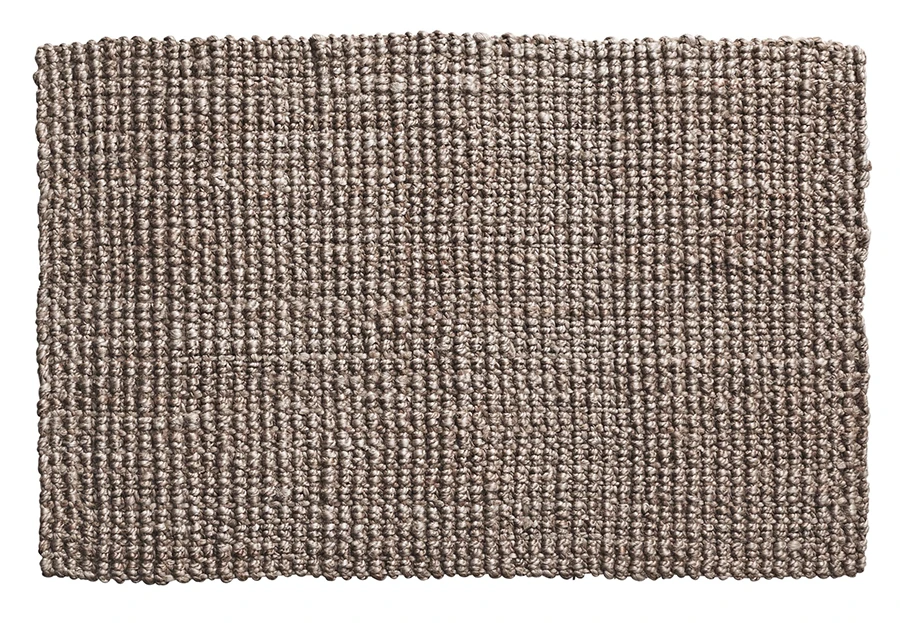 Bouclé Silver – Handwoven Jute Indoor Doormat (AJR106-S)